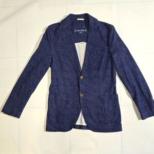 Circolo 1901 Men's Italian  Blue Strech Thin Blazer Size 36R